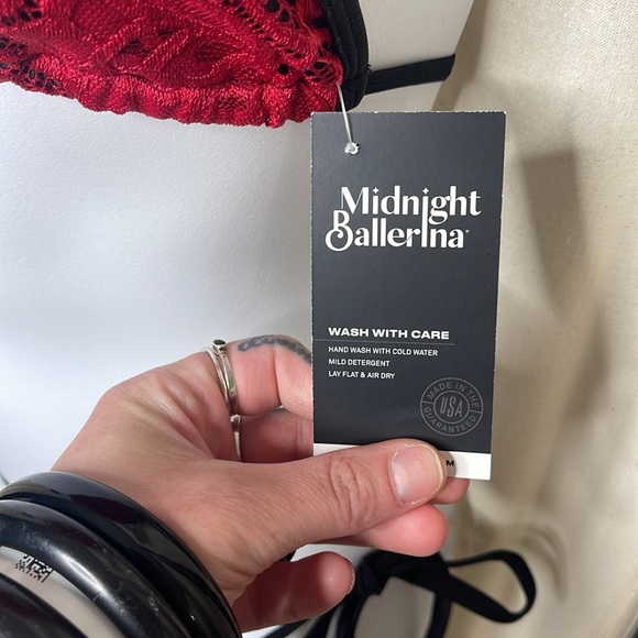 NEW! MIDNIGHT BALLERINA EXOTIC DANCE WEAR BIKINI SET OSFM S-XL - Picture 7 of 13